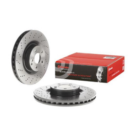 BREMBO Brzdový kotúč dierovane/vnutorne chladene Ø350mm  09.A817.11_thumb2