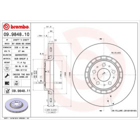 BREMBO Brzdový kotúč Ø336mm  09.9848.11_thumb2