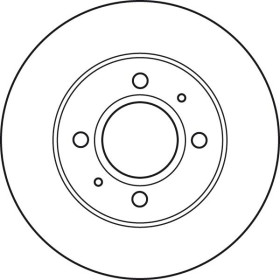 TRW Brzdový kotúč vetraný Ø234mm DF4892_thumb2