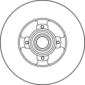 TRW Brzdový kotúč plny Ø268mm DF6128BS_thumb2