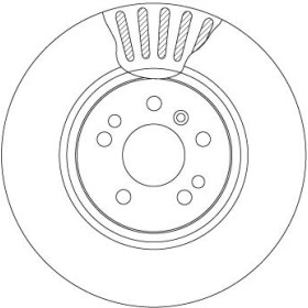 TRW Brzdový kotúč vetraný Ø330mm DF4471S_thumb2