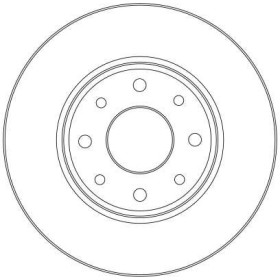 TRW Brzdový kotúč plny Ø258mm DF4379_thumb2