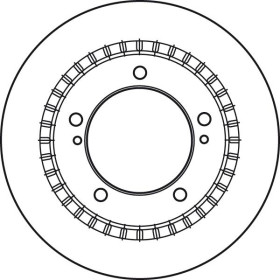 TRW Brzdový kotúč vetraný Ø286mm DF6023_thumb2