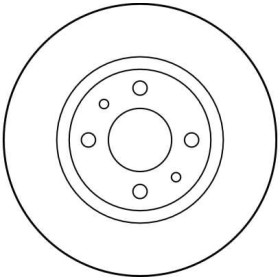 TRW Brzdový kotúč plny Ø257mm DF1747_thumb2