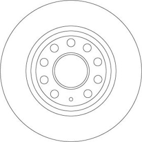 TRW Brzdový kotúč plny Ø282mm DF4558_thumb4