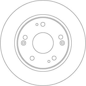 TRW Brzdový kotúč plny Ø260mm DF4837_thumb2