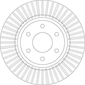 TRW Brzdový kotúč vetraný Ø296mm DF6416_thumb2