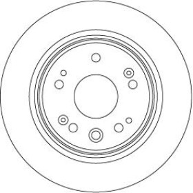 TRW Brzdový kotúč plny Ø282mm DF8083_thumb2