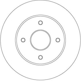 TRW Brzdový kotúč plny Ø249mm DF4452BS_thumb2