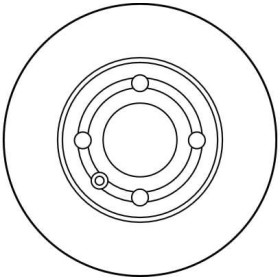 TRW Brzdový kotúč vetraný Ø239mm DF2780_thumb2