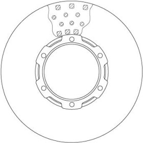 TRW Brzdový kotúč plny Ø260mm DF6190BS_thumb2