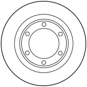 TRW Brzdový kotúč plny Ø244mm DF1107_thumb2