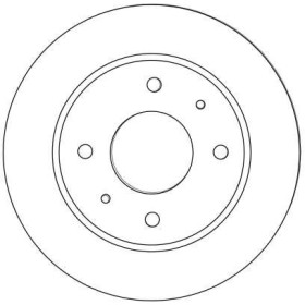 TRW Brzdový kotúč plny Ø250mm DF4463_thumb2