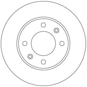 TRW Brzdový kotúč plny Ø247mm DF4185_thumb2
