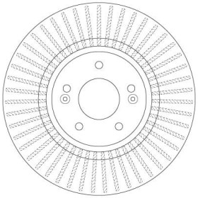 TRW Brzdový kotúč vetraný Ø321mm DF7973_thumb2