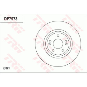 TRW Brzdový kotúč vetraný Ø321mm DF7973_thumb3