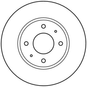 TRW Brzdový kotúč vetraný Ø281mm DF4054_thumb2