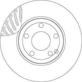 TRW Brzdový kotúč vetraný Ø295mm DF4863S_thumb2