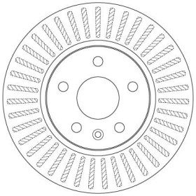 TRW Brzdový kotúč vetraný Ø276mm DF7475_thumb3