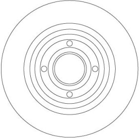 TRW Brzdový kotúč plny Ø270mm DF4414BS_thumb2