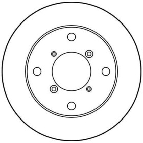 TRW Brzdový kotúč vetraný Ø231mm DF3032_thumb2
