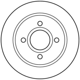 TRW Brzdový kotúč vetraný Ø252,6mm DF2623_thumb2