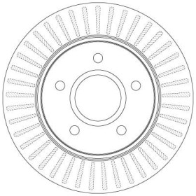TRW Brzdový kotúč vetraný Ø302mm DF6253S_thumb2