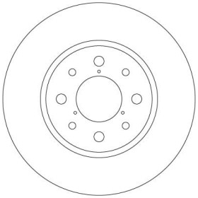 TRW Brzdový kotúč plny Ø251mm DF6347_thumb2