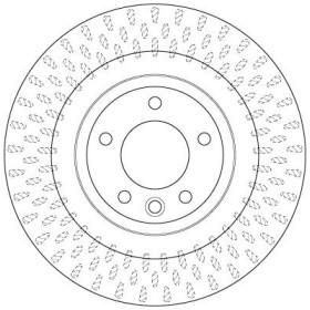TRW Brzdový kotúč vetraný Ø350mm DF6528S_thumb2