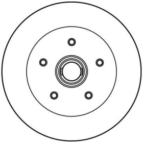 TRW Brzdový kotúč plny Ø258mm DF2587_thumb2