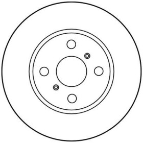 TRW Brzdový kotúč vetraný Ø255,5mm DF2658_thumb2