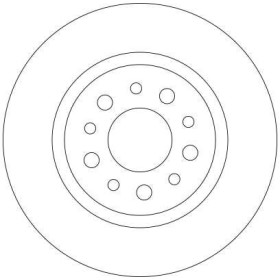 TRW Brzdový kotúč plny Ø276mm DF4440_thumb2