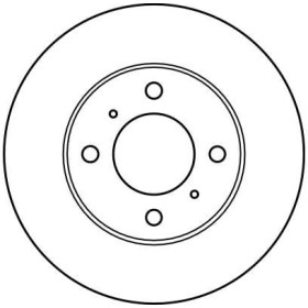 TRW Brzdový kotúč vetraný Ø236mm DF4022_thumb2