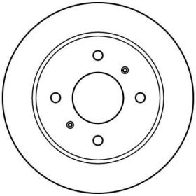 TRW Brzdový kotúč plny Ø258mm DF2592_thumb2