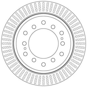 TRW Brzdový kotúč vetraný Ø312mm DF6342_thumb2