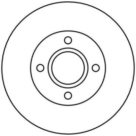 TRW Brzdový kotúč vetraný Ø258mm DF4036_thumb2