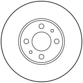 TRW Brzdový kotúč vetraný Ø257mm DF2734_thumb2