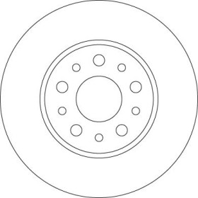 TRW Brzdový kotúč plny Ø251mm DF6228_thumb2