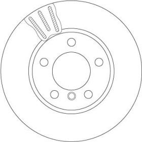 TRW Brzdový kotúč vetraný Ø294mm DF6136_thumb2