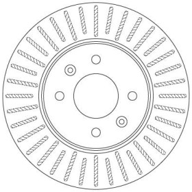 TRW Brzdový kotúč vetraný Ø256mm DF6198_thumb2