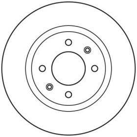 TRW Brzdový kotúč vetraný Ø252mm DF6116_thumb2