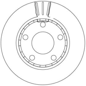 TRW Brzdový kotúč vetraný Ø256mm DF4210_thumb2