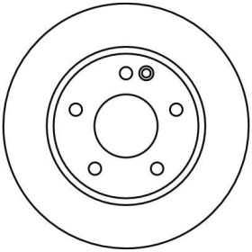 TRW Brzdový kotúč plny Ø260mm DF4034_thumb2