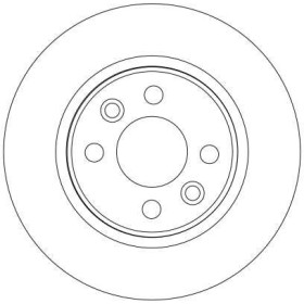 TRW Brzdový kotúč plny Ø259mm DF4381_thumb2