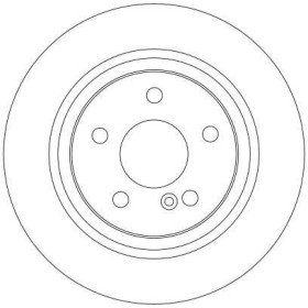 TRW Brzdový kotúč plny Ø256mm DF4271_thumb2