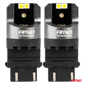 AMIO LED CANBUS PRO series 3156 P27W 2x1860SMD White 12/24V FULL CANBUS AMIO-03597_thumb2