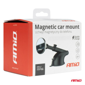 AMIO Magnetický držiak telefónu s bezdrôtovým indukčným nabíjaním 15W AMIO-03776_thumb6