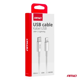 AMiO Kábel 'USB-C na Lightning 20W 100cm FullLINK_thumb5