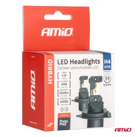 AMiO LED žiarovky hlavného svietenia Hybrid séria H4 H19 6000K Canbus 60W AMIO_thumb4