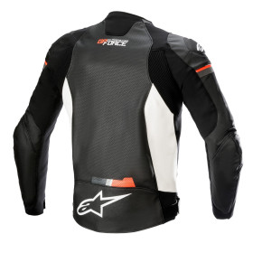 bunda GP FORCE AIRFLOW, ALPINESTARS (čierna/biela/červená fluo, veľ. 52)_thumb2